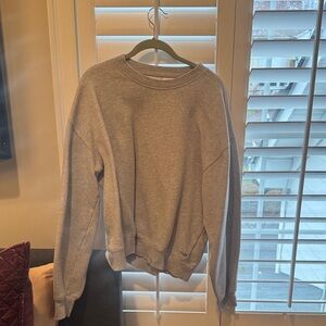 Aritzia TNA Light Gray Sweatshirt